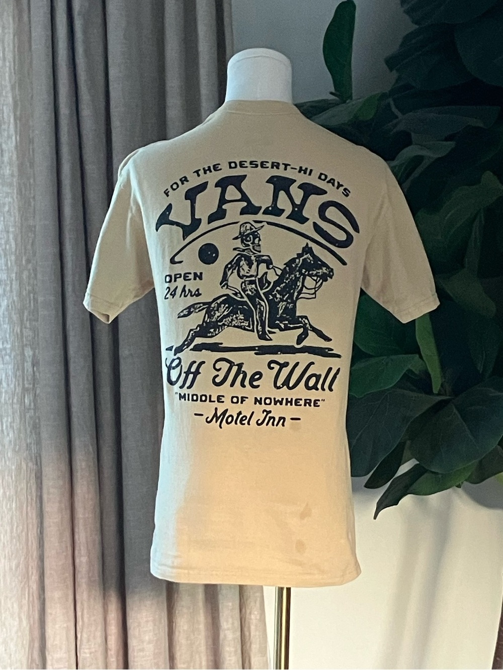 Vans Off The Wall Desert Motel Graphic Tee - Tan